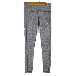 Puma Leggings Womens Small Petite Gray Workout Training Athleisure